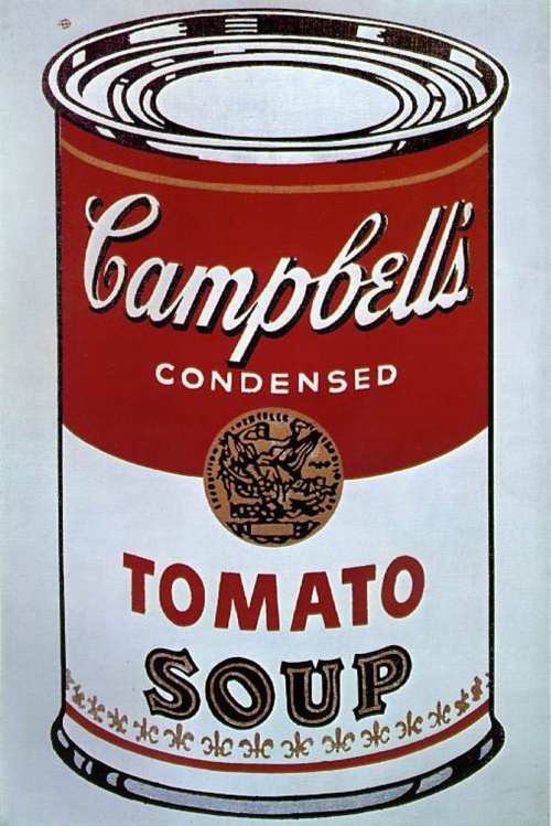 Warhol, Campbell's Soup Can 1964